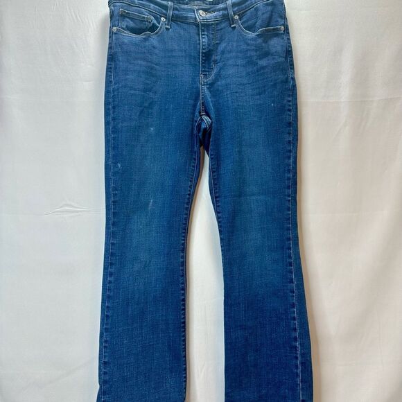 Levi’s Classic Bootcut Blue Denim Jeans Size 8 - Picture 4 of 9
